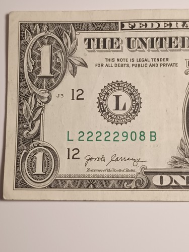 2017A $1 L SAN FRANCISCO BEP L-B BLOCK 5 22222's (L22222908B) - Picture 2 of 8