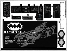 LEGO 76139stk01 Sticker Sheet for Set 76139 BATMOBILE NEW original