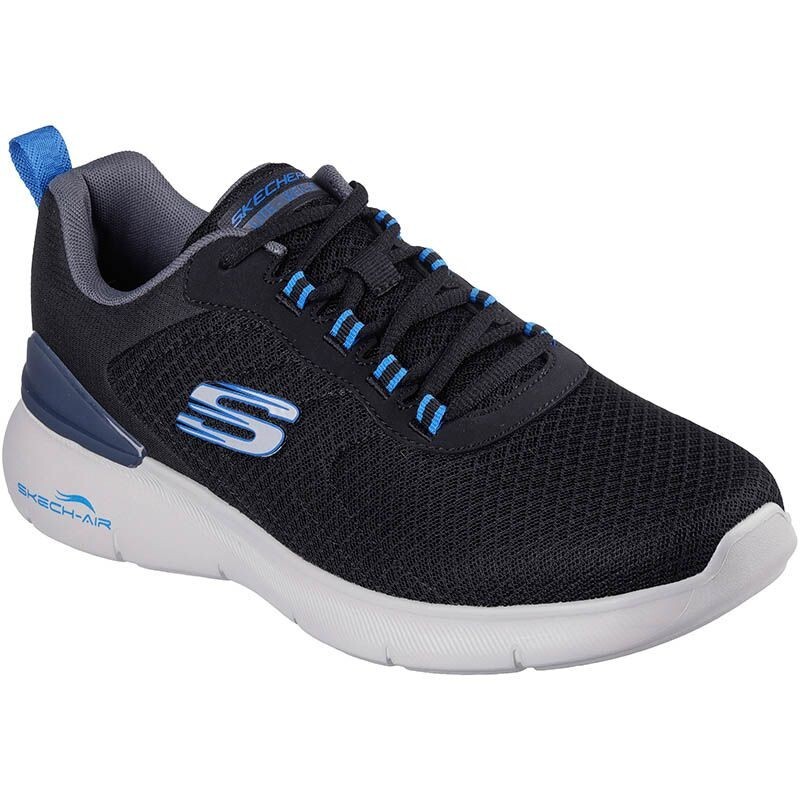 Кроссовки Skechers Air Mens Black Sport Run Mesh Comfort Memory Foam Casual 232971 10190₽
