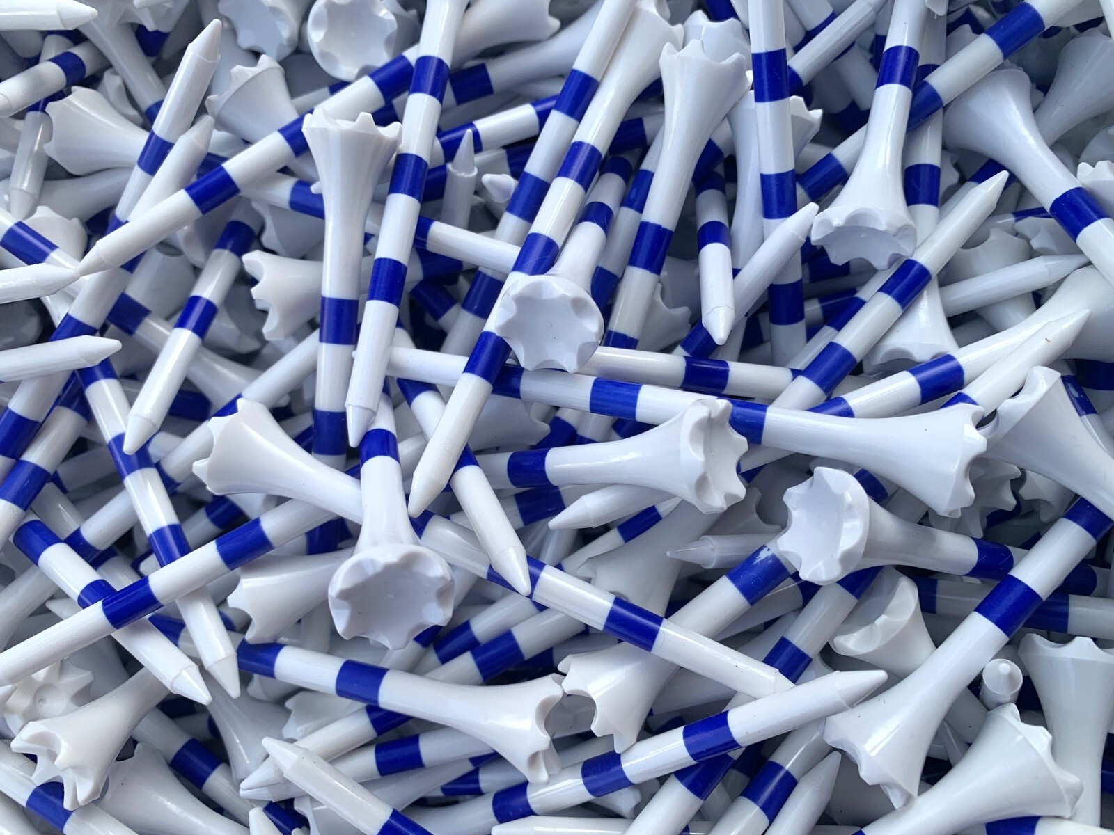 Tees New Truestrike 2 3/4 White Blue Stripes Performance Tees