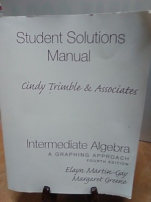 Students Solutions Manual Fourth Edition by Martin-Grey Greene  (Fc26-3-B)