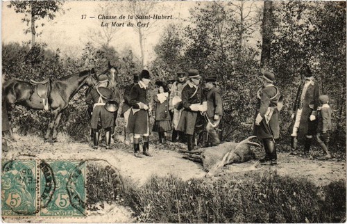 CPA Ancienne – Chasse à Courre En Forêt D'Orléans, Saint-Hubert, Original