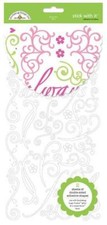 DOODLEBUG DESIGN STICK WITH IT ADHESIVE TRANSFERS FANCY THAT