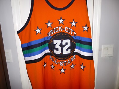 ALL STARS BRICK CITY N.J. VINTAGE 90's ALL SEWN JERSEY Sz. 56 - HIP-HOP STYLE