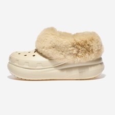 New CROCS Womens CLASSIC FUREVER CRUSH CRS208446 208446-2Y2 BONE US W 5 - 9