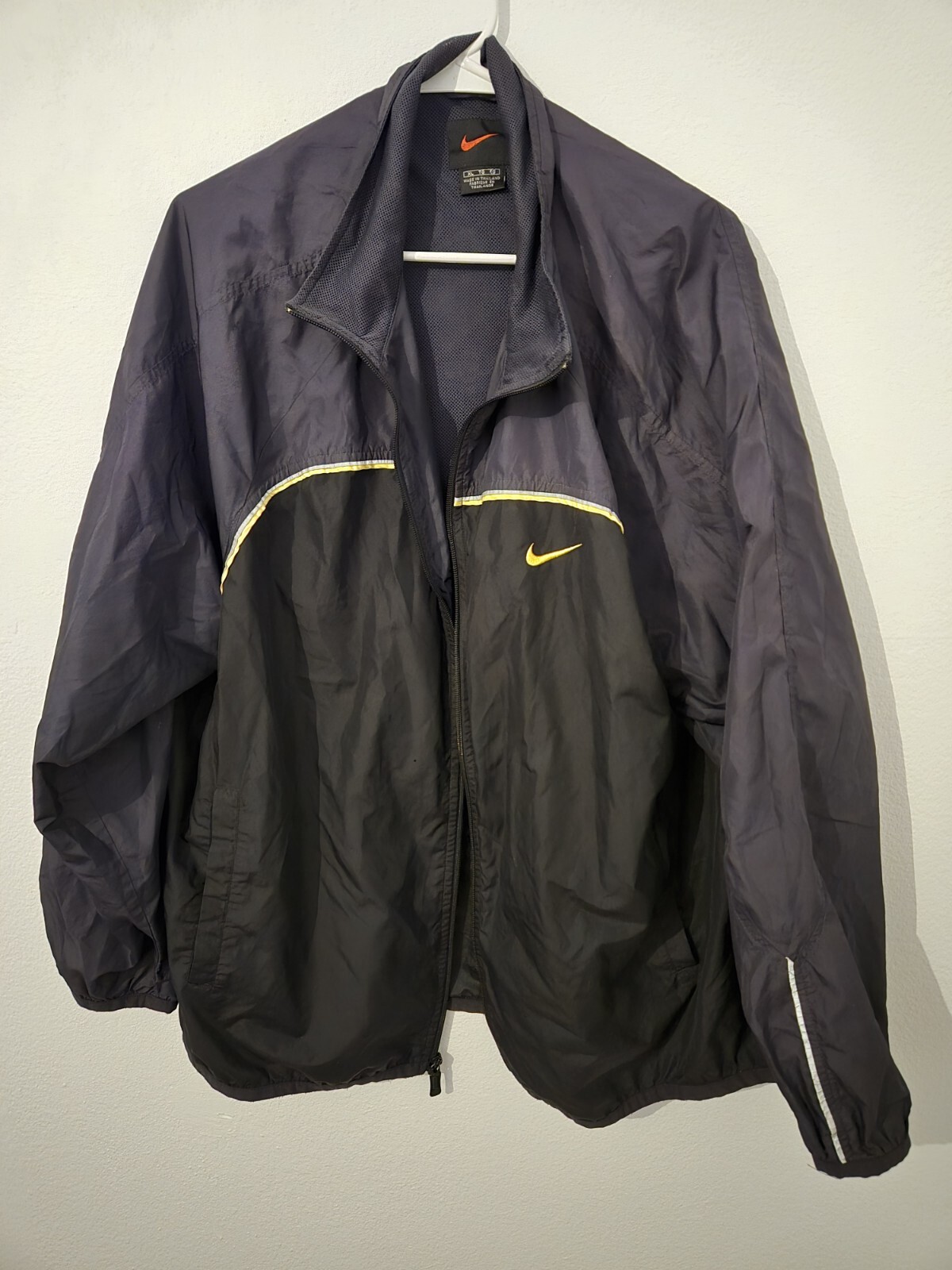 SACAI X NIKE Vintage Nike Windbreaker Jacket Mens Size XL Lightweight Zip Up Swoosh Y2k