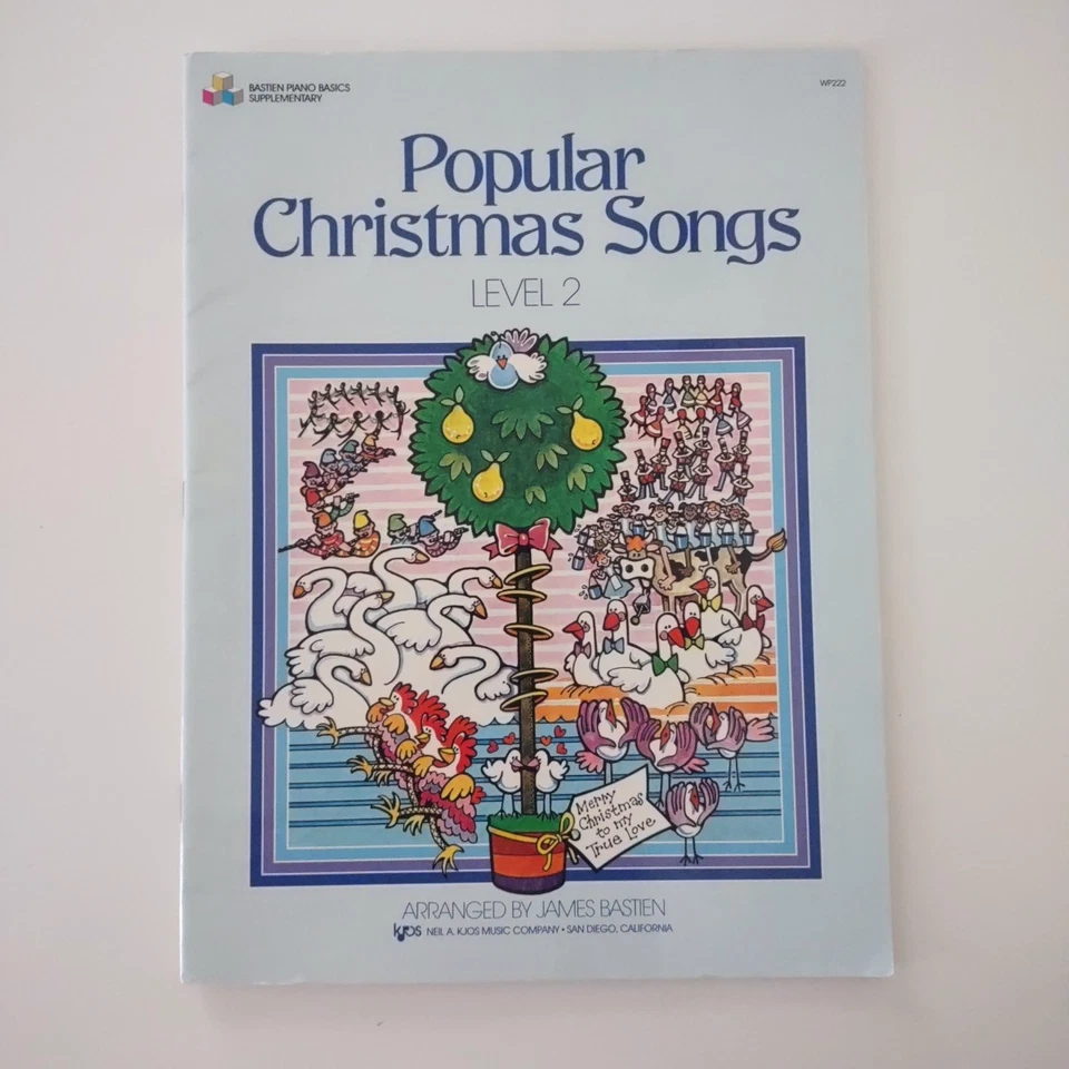 Vintage Piano Books Holiday Christmas Carols Steiner Solo Duet Faber Lot of 6 - Image 4 of 4
