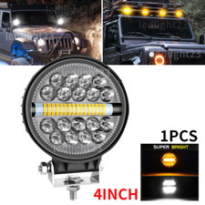 POWERFUL 27w FRONT BULL NUDGE BAR & SPOT LED WORK LIGHT 12V DAY LAMP CAR SUV 4x4