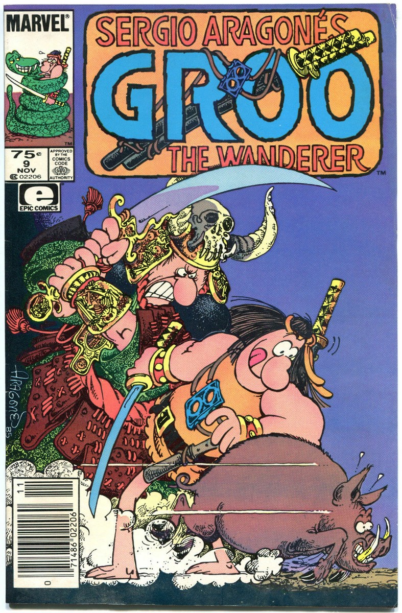 GROO the WANDERER #9, 11, 12, 13, VF/NM, 4 issues, Sergio