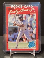 1990 Donruss Sandy Alomar Jr. Rated Rookie #30 Missing “.” After INC Error - N