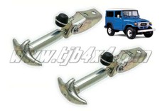 Attache de capot chromé, la paire Toyota BJ40 BJ42 BJ43 BJ45 BJ46