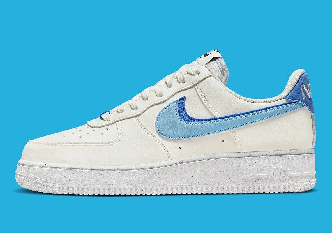 air force 1 blue swoosh