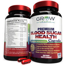 GROW VITAMIN Blood Sugar - 60 count