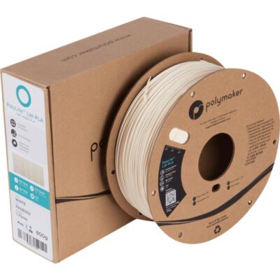 LW PLA Polymaker Polylite Filament White 1,75mm 800g 3D Druck