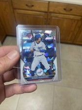 ⚾2023 Bowman Chrome 1st Yeiner Fernandez Atomic Refractor, Dodgers!