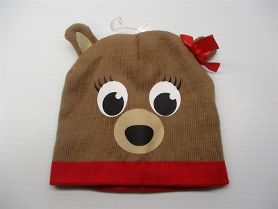 Red/Brown Reindeer Beanie A93 | eBay