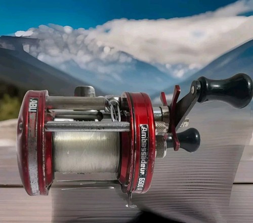 ABU Ambassador ( Model 6500-A ) Fishing Reel S.No : - 810600 Made In Sweden