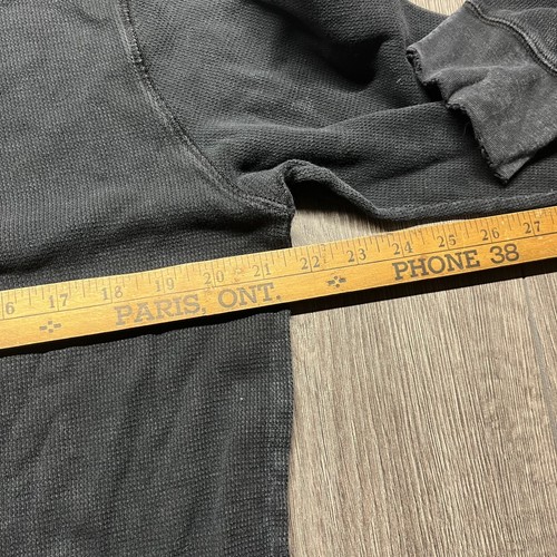 Vintage Affliction Thermal Long Sleeve Shirt Size XL Y2K Extra Large - Foto 7 di 9