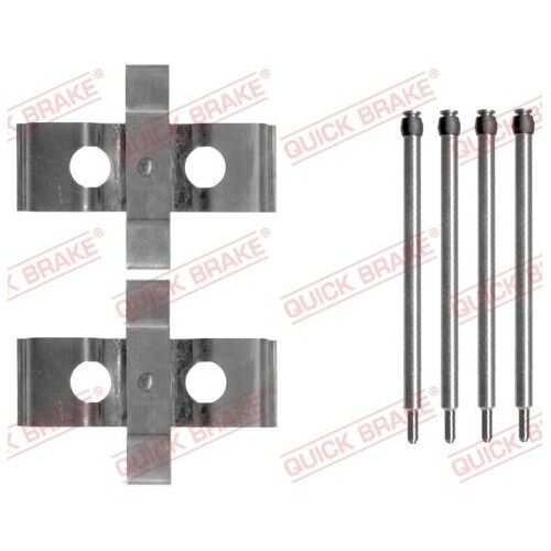 Kit Accessoires Plaquettes De Frein Avant Pour BMW Série 3 E46 E90 - Quick Brake 109-1221