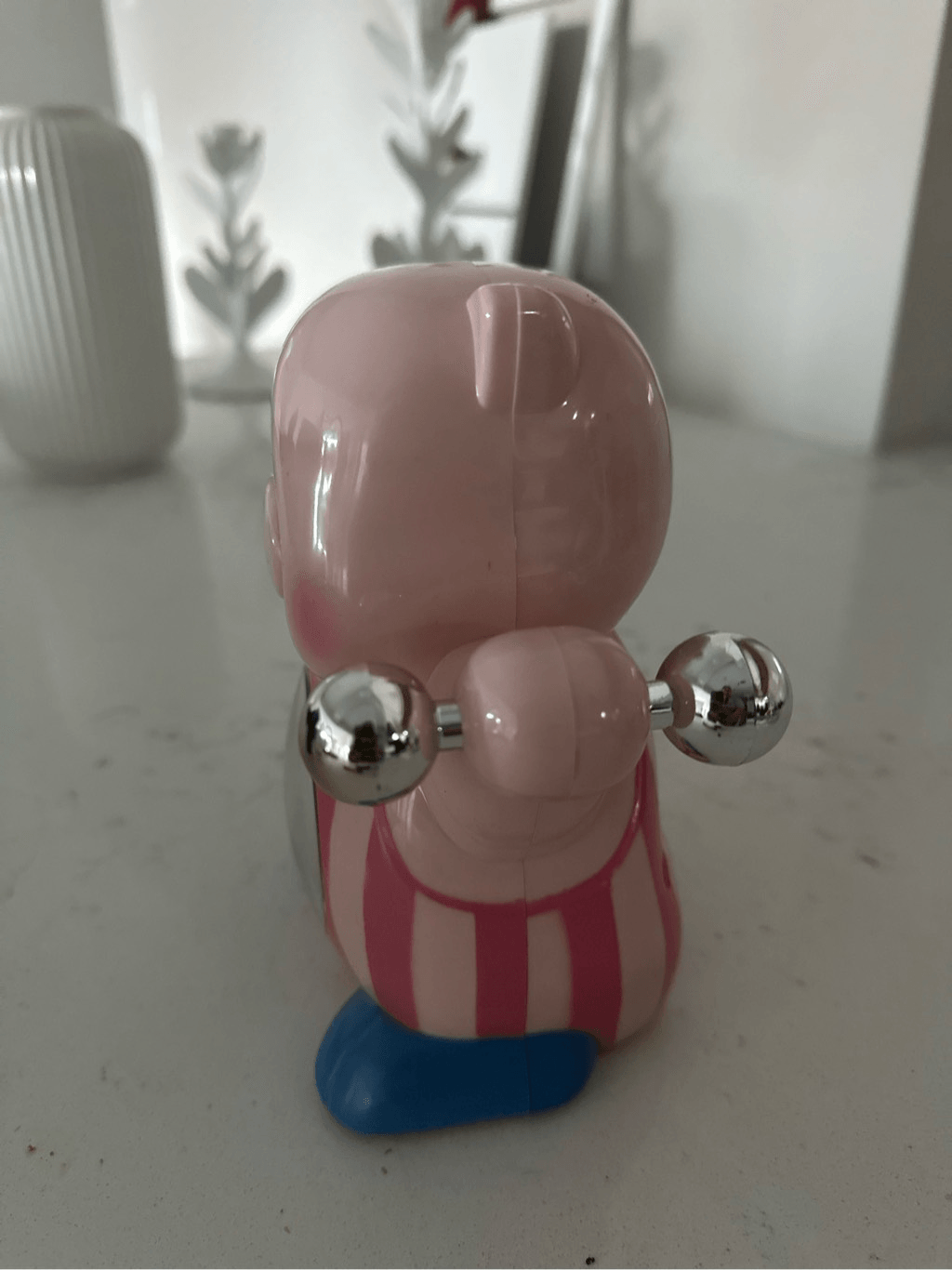 Vintage Workout Aerobics Pig Working Alarm Clock eBay