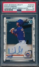 PSA 10 ISAIAH GREENE AUTO 1st 2020 Bowman Chrome Draft Autograph RC GEM MINT