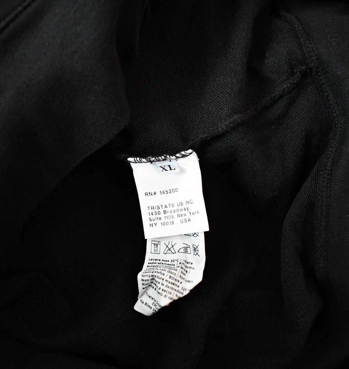 VIP【関税送料無料】希少 CP COMPANY BLACK COTTON SWEATSHIRT NEW Auth C.P. COMPANY Black Cotton FULL ZIP HOODIE