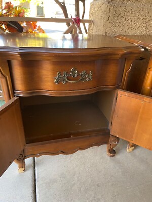 Bassett cherry vintage nightstand furniture | eBay