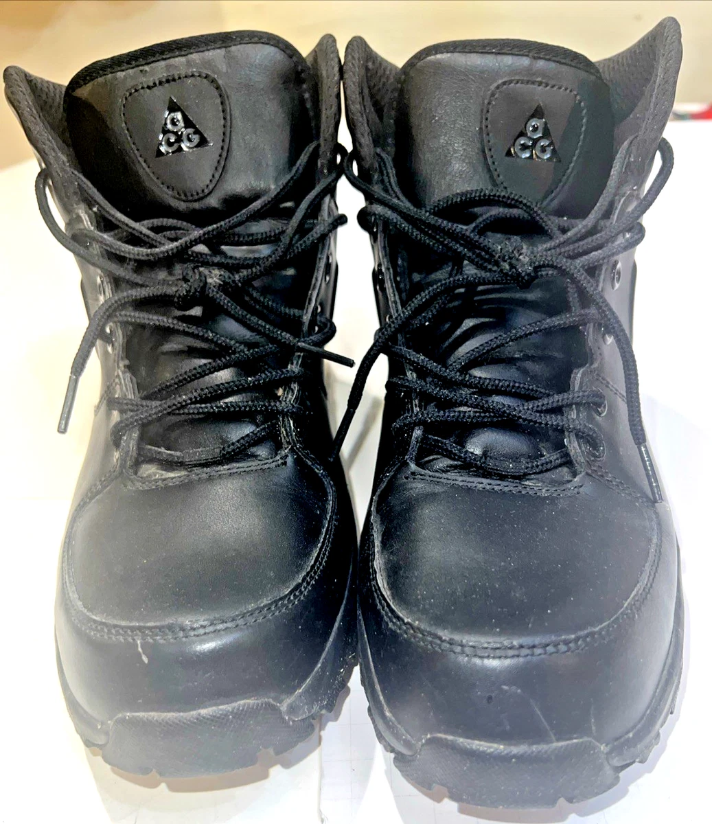 Nike ACG Black Leather Upper Boots for Men for sale | eBay