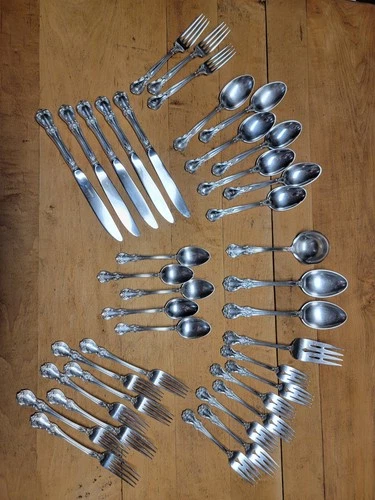 38pc Sterling Silver Flatware Lot w/ Both Towle & Smith Patterson 1455 Grams