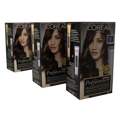 3 x L'Oréal Preference Infinia Opéra 6.21