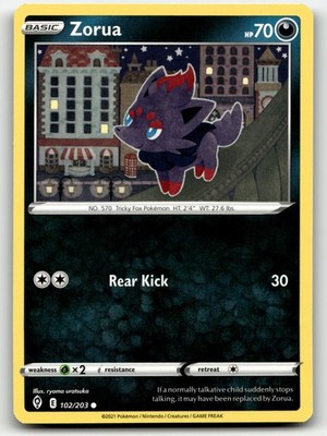 Zorua Evolving Skies 102/203