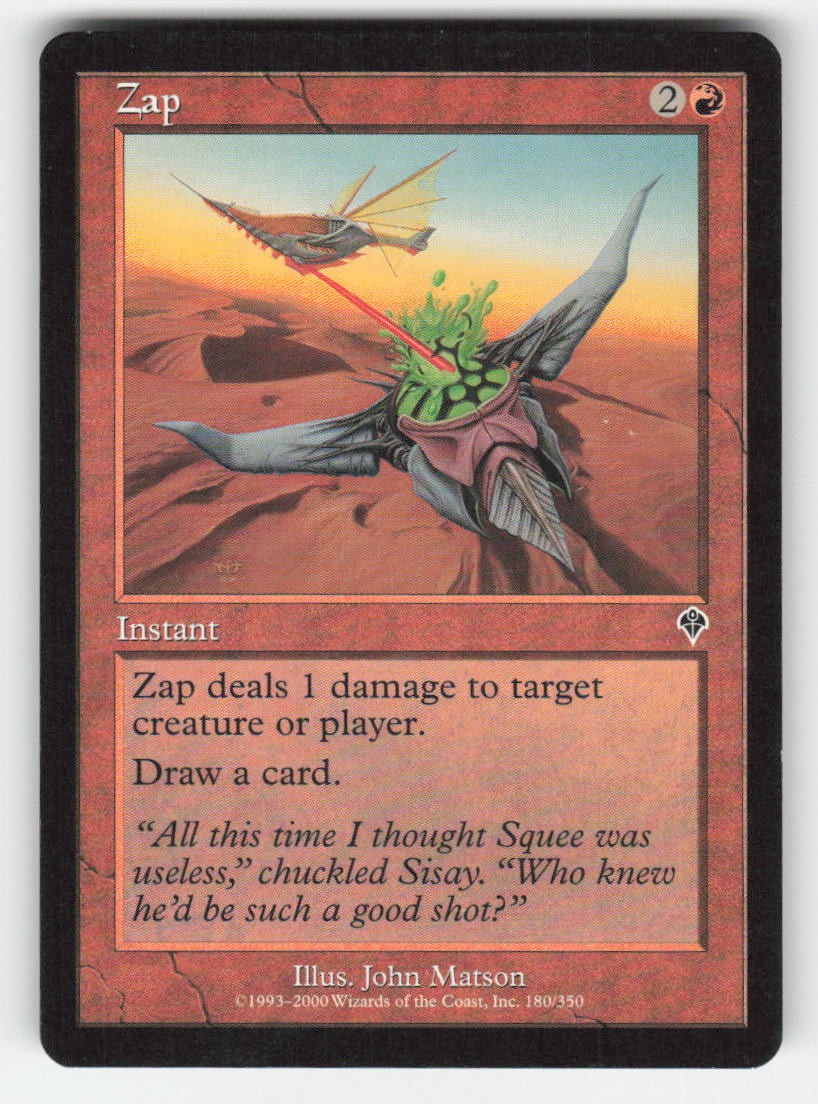 2000 Zap Invasion 180 MTG