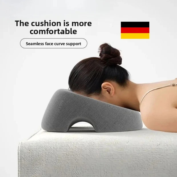 Massage Kissen Gesicht, Gesichtskissen, ergonomisch, Kissen, Kopfstütze Komfort