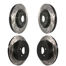 Drilled Slotted Brake Rotors Set of 4 for INFINITI Q50 QX60 Q60 JX35 2013-2024 o