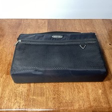 VTG Cassette Storage Holder Black Portable Carrying Case Tote