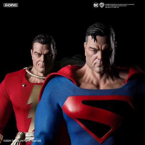 POPMART Gong 1/12 Kingdom Come Shazam & Superman Regular Version Action Figure - Picture 1 of 7