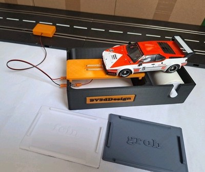 Reifenschleifmaschine + Reifenreiniger für Slotcars z.B. Carrera 132, 124 u.s.w.