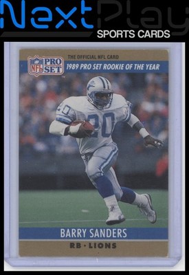 1990 Pro Set #1   Barry Sanders |