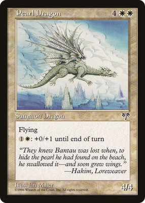 Pearl Dragon (MP) Mirage MIR Magic MTG