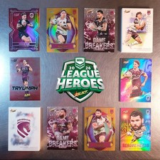 2026 NRL League Heroes BRONCOS Inserts & Base Team Sets [PICK YOUR CARDS]
