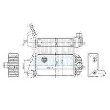 HOFFER Ladeluftkühler SUZUKI 1,2 1362068L50 1362068L51