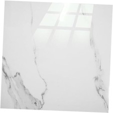 0-Sheets Peel and Stick Backsplash Marble Look2"X2" Self 1 Marble White