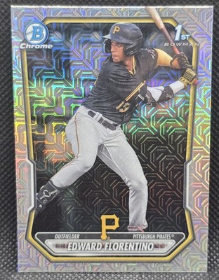 Edward Florentino 2026 Bowman Chrome Mega #BCP-82 Pirates 1st Mojo Refractor