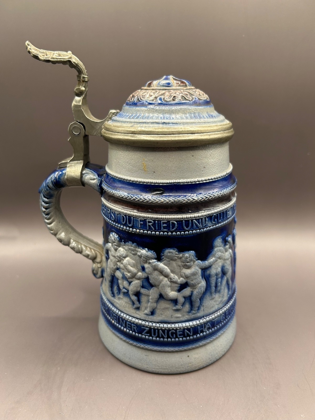 SP Gerz .5L stein salt glaze #717 Children