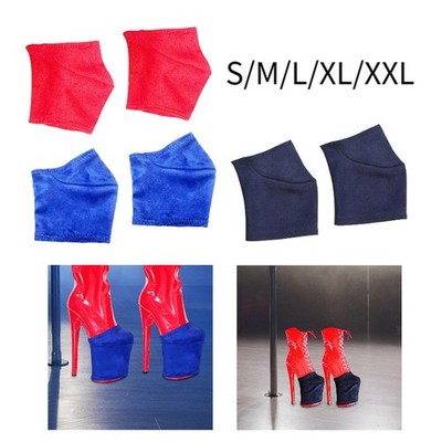 2x Pole-Dance-Schuhschoner aus weichem, rutschfestem Wildleder