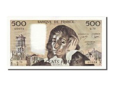 [#100042] Banknote, France, 500 Francs, 500 F 1968-1993   Pascal  , 1977, 1977-0
