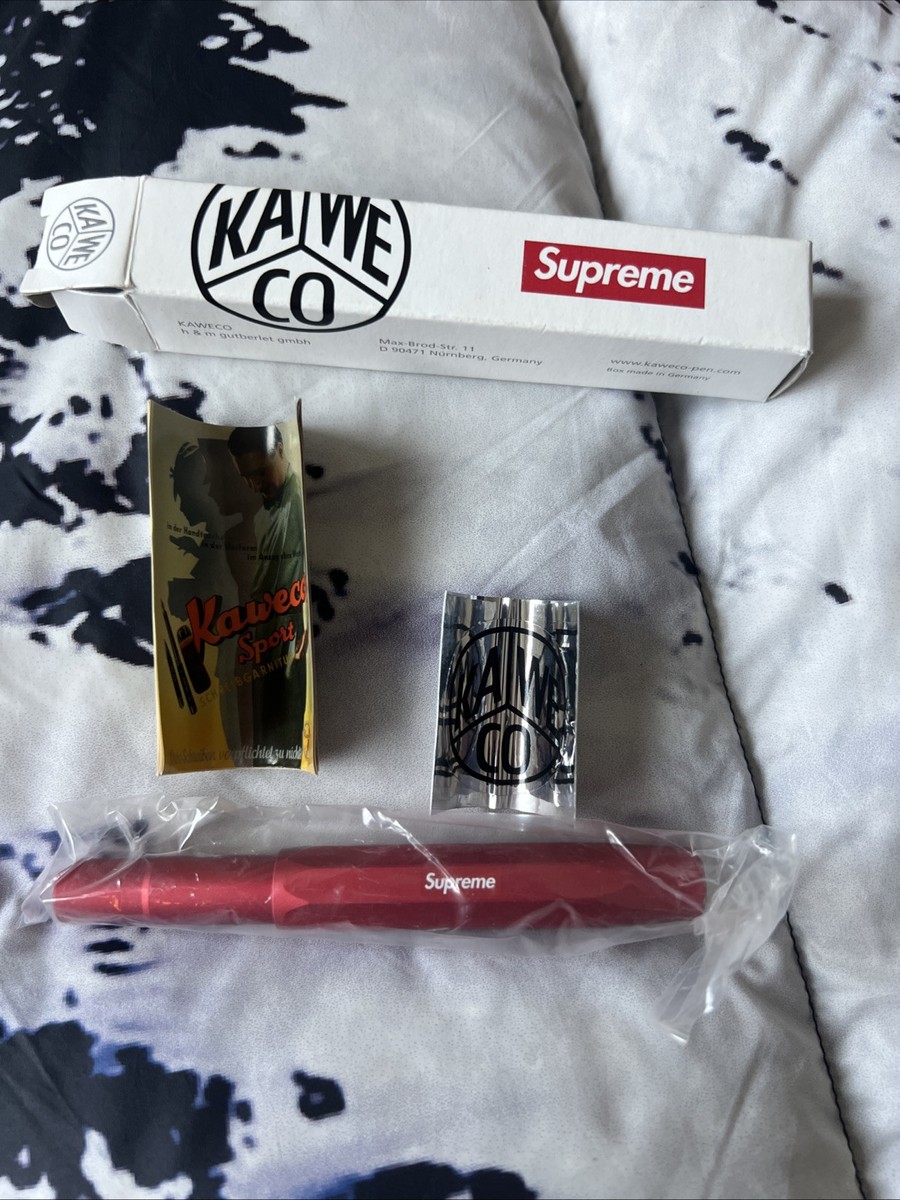 NEW Supreme Kaweco AL Sport Rollerball Pen - Red Aluminum - FW18