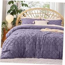 Comforter Set - Grayish Purple Comforter, Boho Queen 16 - Grayish Purple
