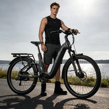 TTGO 27,5'' Elektrofahrrad 250W 48V 15Ah E-Mountainbike City ebike 7-Gänge …