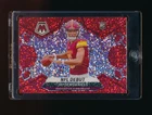 JAYDEN DANIELS 2024 PANINI MOSAIC NFL DEBUT 272 RED SPARKLE PRIZM RC COLOR MATCH